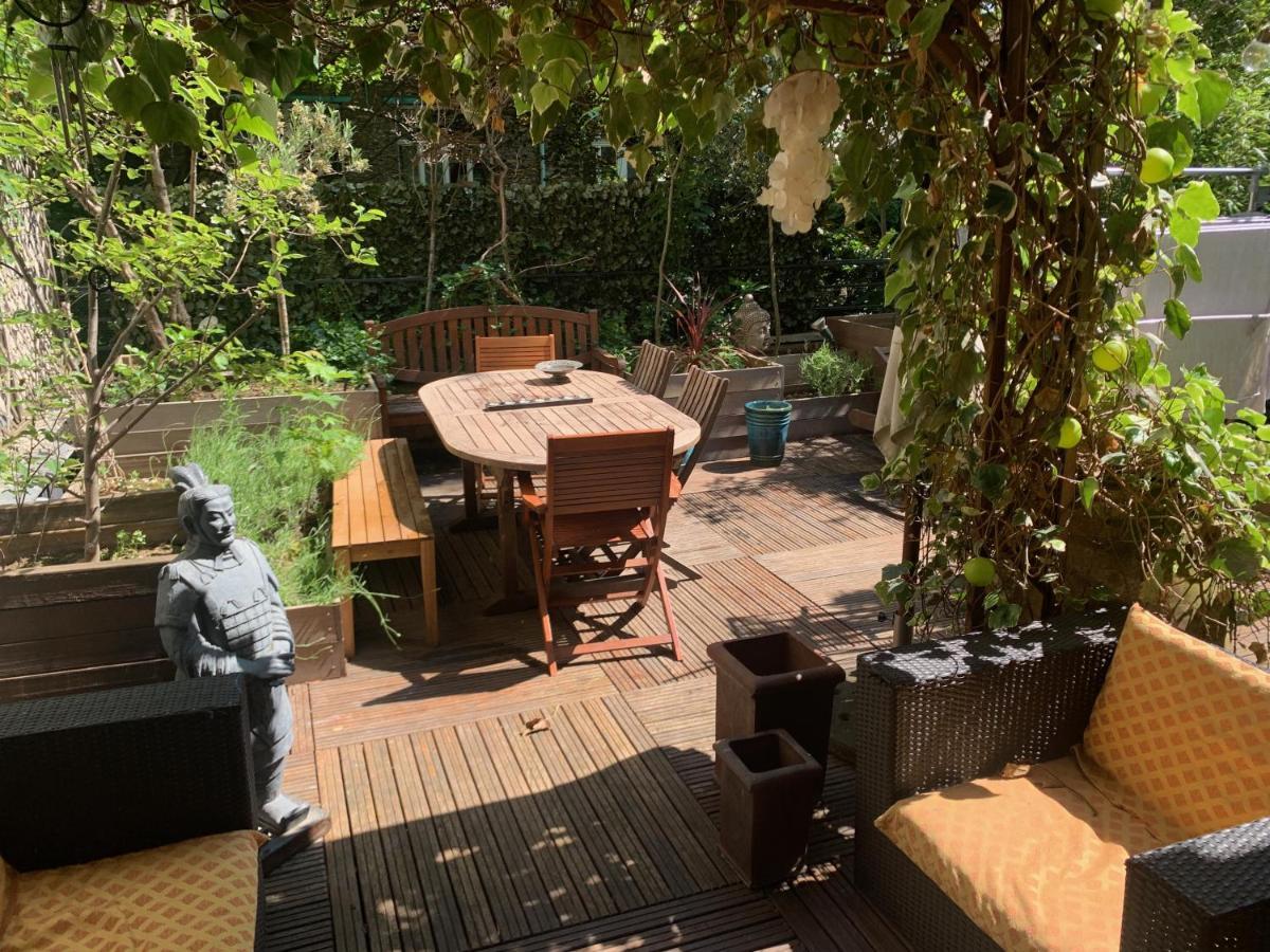 Paris Central Terrasse Jardin Exterior foto